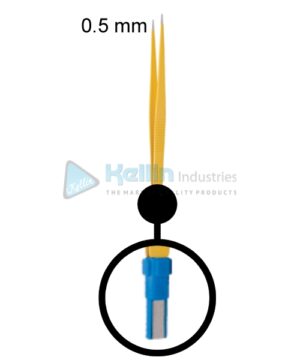 Straight Disposable Bipolar Forceps Without Cable EU Plug Width Of Tips 0.5 mm, 18cm /7 "