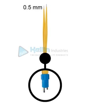 Straight Disposable Bipolar Forceps Without Cable US Plug Width Of Tips 0.5 mm, 18cm /7 "