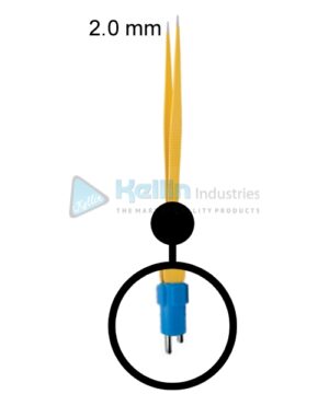 Straight Disposable Bipolar Forceps Without Cable US Plug Width Of Tips 2.0 mm, 18cm /7 "