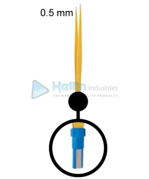 Straight Disposable Bipolar Forceps Without Cable EU Plug Width Of Tips 0.5 mm, 20cm/8 "