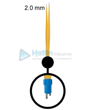 Straight Disposable Bipolar Forceps Without Cable US Plug Width Of Tips 2.0 mm, 20cm/8 "
