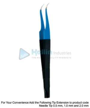 Jeweler #4 Monopolar Forceps Curved 11.5cm/4 1/2 "