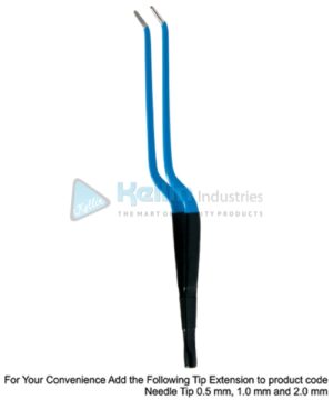 Jansen Bayonet Monopolar Forceps Angled Up 19cm/7 1/2 "