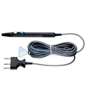 Handles For Monopolar Electrodes, Handle With Two Buttons For Electrodes, Firmly Connected Cable 4m Shaft Diameter Of Electrodes 4 mm