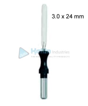 Spatula Monopolar Electrodes With 4 mm Shaft, Oval Shape 3.0 x 24 mm