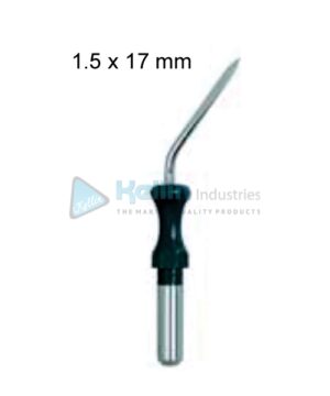 Knife Monopolar Electrodes With 4 mm Shaft Angled, Lancet 1.5 x 17 mm