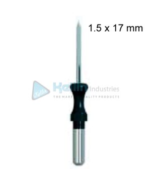 Knife Monopolar Electrodes With 4 mm Shaft, Lancet 1.5 x 17 mm