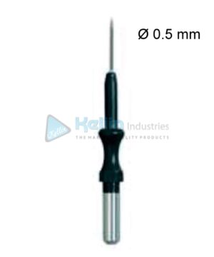 Needle Monopolar Electrodes With 4 mm Shaft, Insulated Dia 0.5 mm
