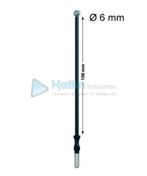 Ball Monopolar Electrodes With 4 mm Shaft, Dia 6 mm, 100 mm