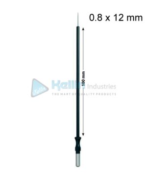 Needle Monopolar Electrodes With 4 mm Shaft, 0.8 x 12 mm, 100 mm