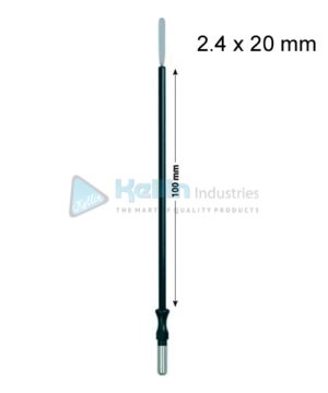 Knife Monopolar Electrodes With 4 mm Shaft 2.4 x 20 mm, 100 mm