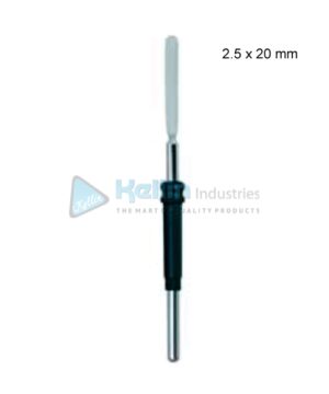 Spatula Monopolar Electrodes With 2.4 mm Shaft 2.5 x 20 mm