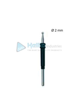 Ball Monopolar Electrodes With 2.4 mm Shaft, Dia 2 mm