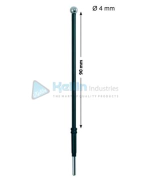 Ball Monopolar Electrodes With 2.4 mm Shaft Dia 4 mm, 90 mm