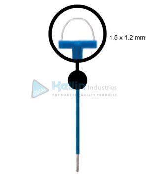 Reusable Wire Loop Monopolar Electrode With 2.4 mm Shaft 1.5x1.2 cm