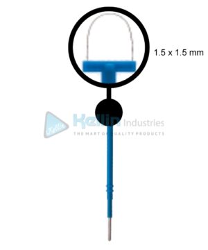 Disposable Wire Loop Monopolar Electrode With 2.4 mm Shaft 1.5x1.5 cm