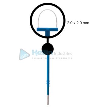 Disposable Wire Loop Monopolar Electrode With 2.4 mm Shaft 2.0x2.0 cm