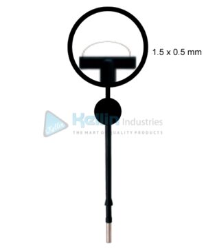 Reusable Wire Loop Electrode With 4 mm Shaft 1.5x0.5 cm