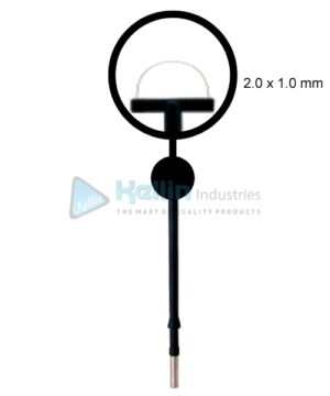 Reusable Wire Loop Electrode With 4 mm Shaft 2.0x1.0 cm
