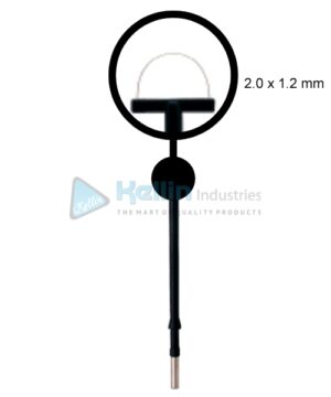 Reusable Wire Loop Electrode With 4 mm Shaft 2.0x1.2 cm