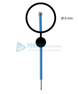 Disposable Ball Electrode With 2.4 mm Shaft Dia 6 mm