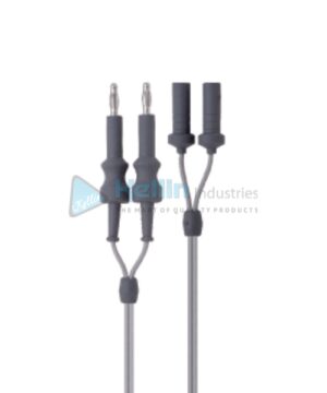 Silicone Bipolar Cable 10’ (3.0 M), Instrument Connector: Bipolar Artery Sealer, Generator Connector: 4 mm Banana Plug
