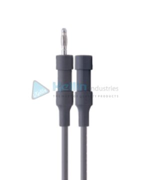 Silicone Monopolar Endoscopic Cables 10’ (3.0 M), Instrument Connector:4mm Female Fitting Generator Connector: Standard 4mm Banana Plug