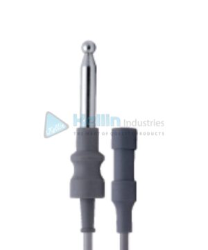 Silicone Diathermy Cables 10’ (3.0 M) Instrument Connector: 4mm Male Fitting (European Diathermy) Generator Connector: Standard 4mm Banana plug
