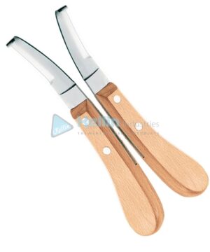 Hoof Knives Right Long-Wide and Left Long-Wide Set Of 2 Pieces