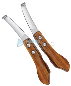 Hoof Knives Right Long-Wide and Left Long-Wide Set Of 2 Pieces