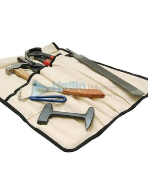 Farrier Instruments Set INCLUDES: 12 oz Driving Hammer Hoof Nipper Nail Clincher 14" Light-Duty Tanged Hoof Rasp Right Handed Hoof Knife Hoof Pick Clinch Cutter