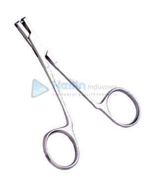 Scissor Style Ear Punch Pin Dia 1mm, 10cm/4"