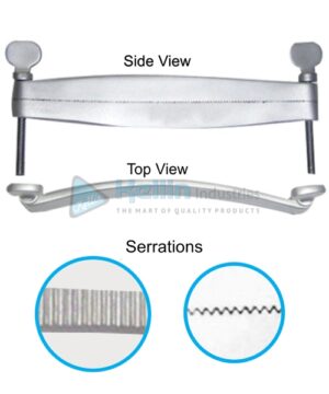 Schnauzer Ear Cropping Clamps 15cm/6"