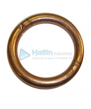 Bull Nose Rings (Copper) 4 x 9mm