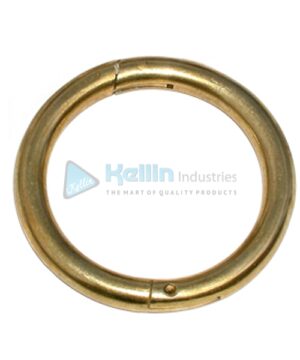 Bull Nose Rings (Brass) 2-1/2 x 5/16