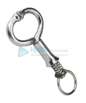 Heavy Duty Bull Lead With Coiled Spring and Protective Release Sleeve 17cm/6¾"