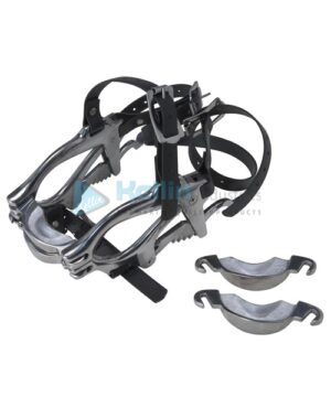 Equine Full Speculum Including Leather Straps