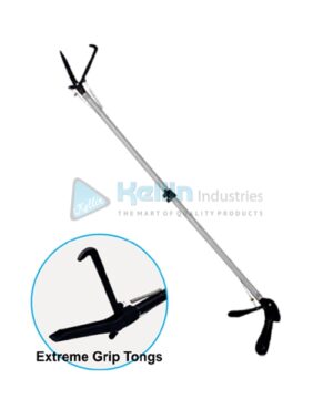 Extreme Grip Tongs, Fold-able Snake Catching Stick Pistol Grip With External Mechanism 36cm/14"