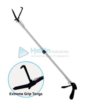 Extreme Grip Tongs, Fold-able Snake Catching Stick Pistol Grip With External Mechanism 42cm/16½"