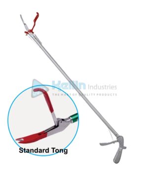 Standard Tong, Snake Catching Stick Pistol Grip With External Mechanism 36cm/14"