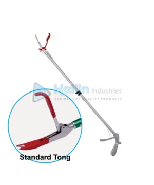 Deluxe Tongs, Fold-able Snake Catching Stick Pistol Grip With External Mechanism 24cm/9½"