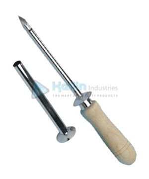 Trocar & Cannula With Wooden Handle Ø10x15cm/6"