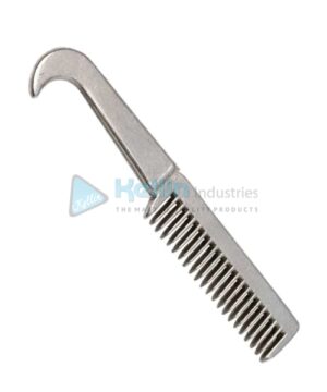 Aluminum Pulling Comb and Hoof Pick