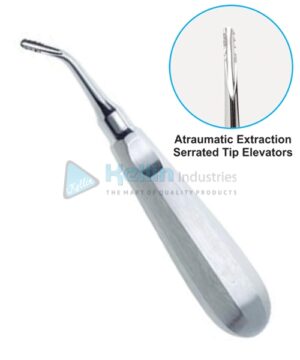 Atraumatic Extraction Serrated Tip Elevators</br>83-03262-04