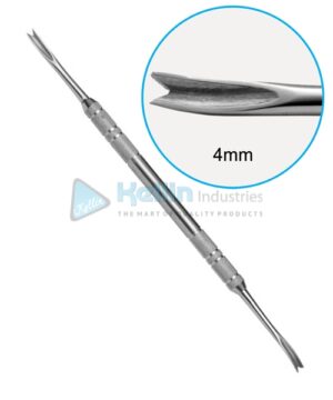 Curved Deciduous Elevators Retained Canine (Double End)</br>83-03291-04