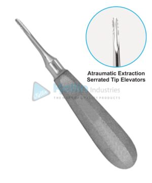 Lindo-Levien (Serrated) Elevaator Non Slip Handles Fig #2, 2.2 mm