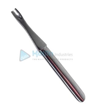 Dental Elevator - Sharp, Metal Flat Proﬁle 17cm/6¾"