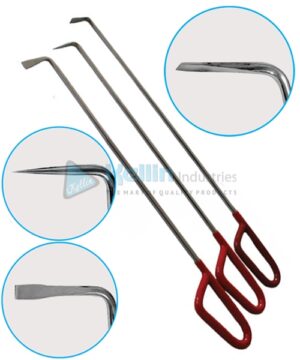 Dental Picks D Handles Set of 3 Piece 17cm/6¾"