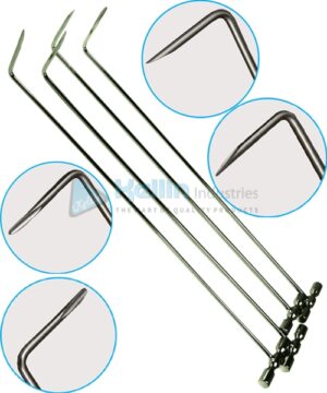 Moral Fragment & Gingiva Elevators Set Of 4 Pieces 17cm/6¾"