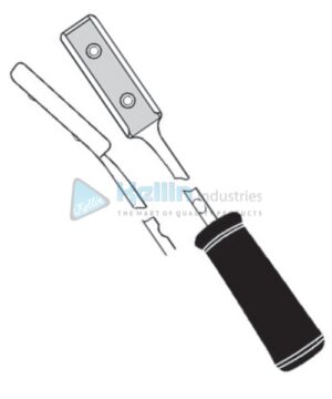 Equine Tooth Rasps Angled Upper Molar 60cm/24" Long